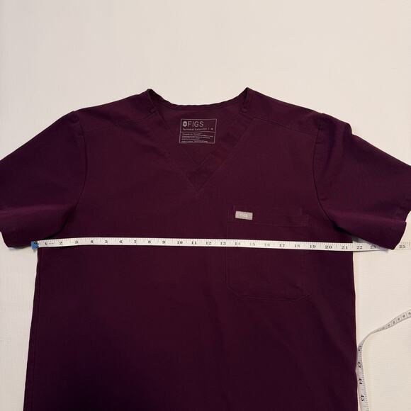 Figs Scrub Set Mens Medium Deep Purple Leon Top Tansen Jogger Pants - Picture 5 of 14